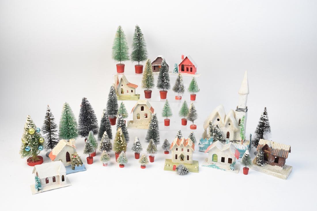 Vintage Christmas Snow Village, Japan (1 of 8)