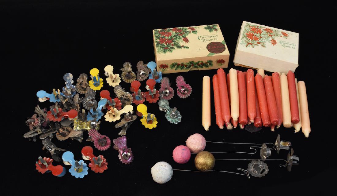 Early Christmas Tree Candle Holders & Candles (1 of 3)