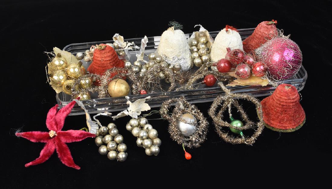 Antique Ornaments; Wire Wrapped, Chenille (1 of 2)