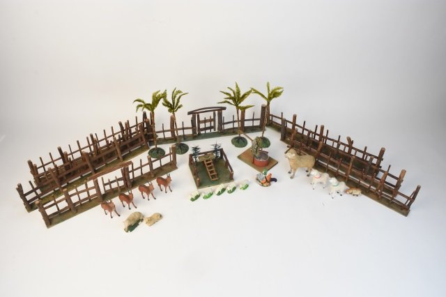 German Stick Leg Animals and Wood Fence (1 of 10)