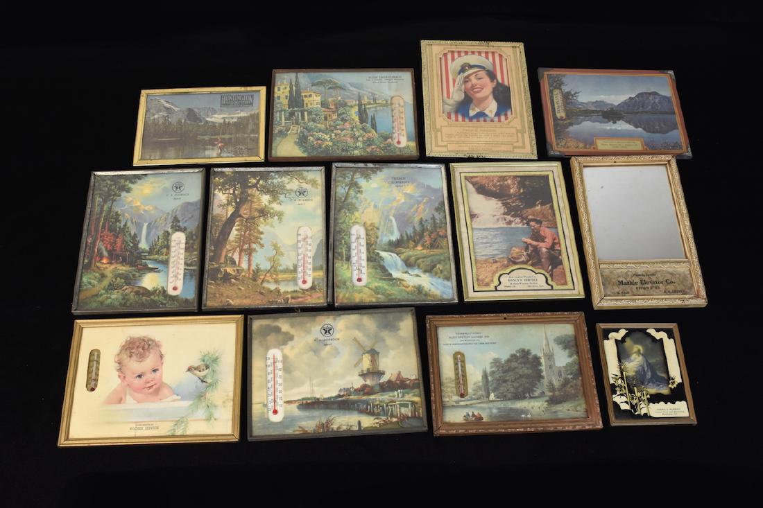Vintage Indiana Picture Thermometer Advertisements (1 of 6)