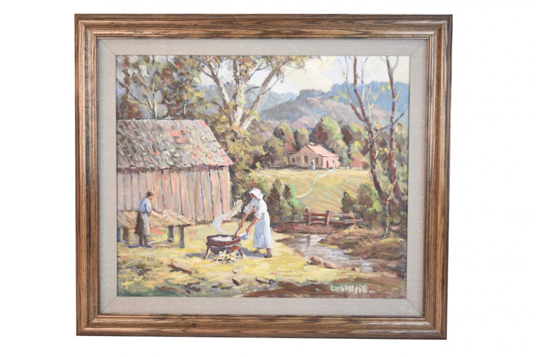 Louis Bonsib Original Oil On Canvas; SLR (1 of 3)