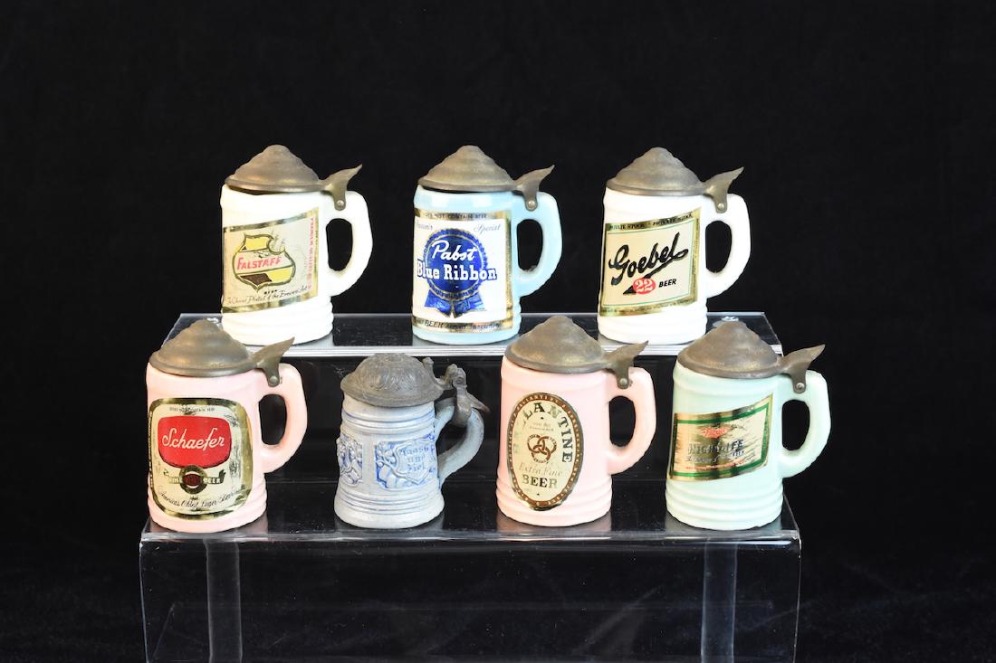 Miniature Vintage Beer Advertisement Steins (1 of 5)