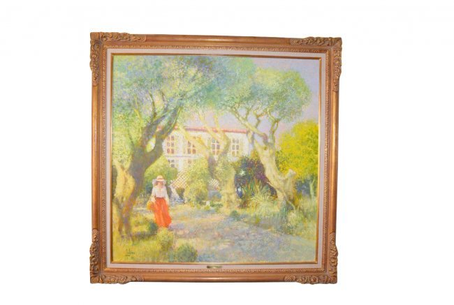 1978 Louis Fabien Oil on Canvas (1 of 4)