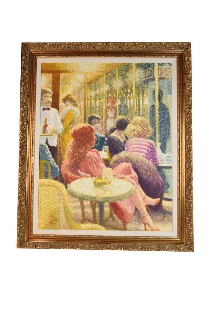 1981 Louis Fabien; Terrasse sur les Boulevards (1 of 4)