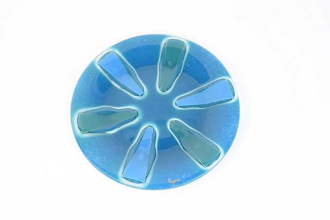Higgins Fused Glass Plate (1 of 4)