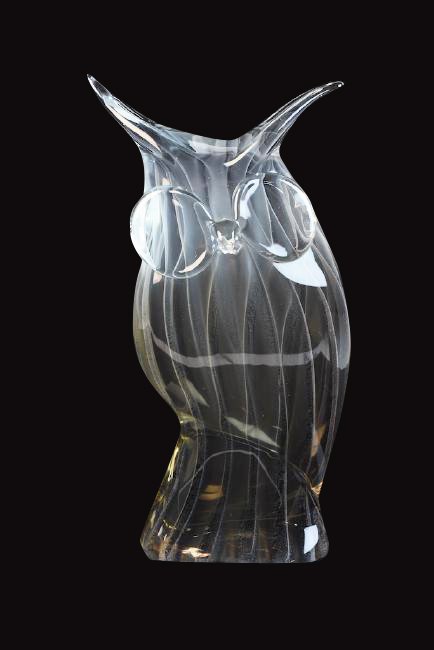 Licio Zanetti Murano Glass Owl Figural; Signed (1 of 6)