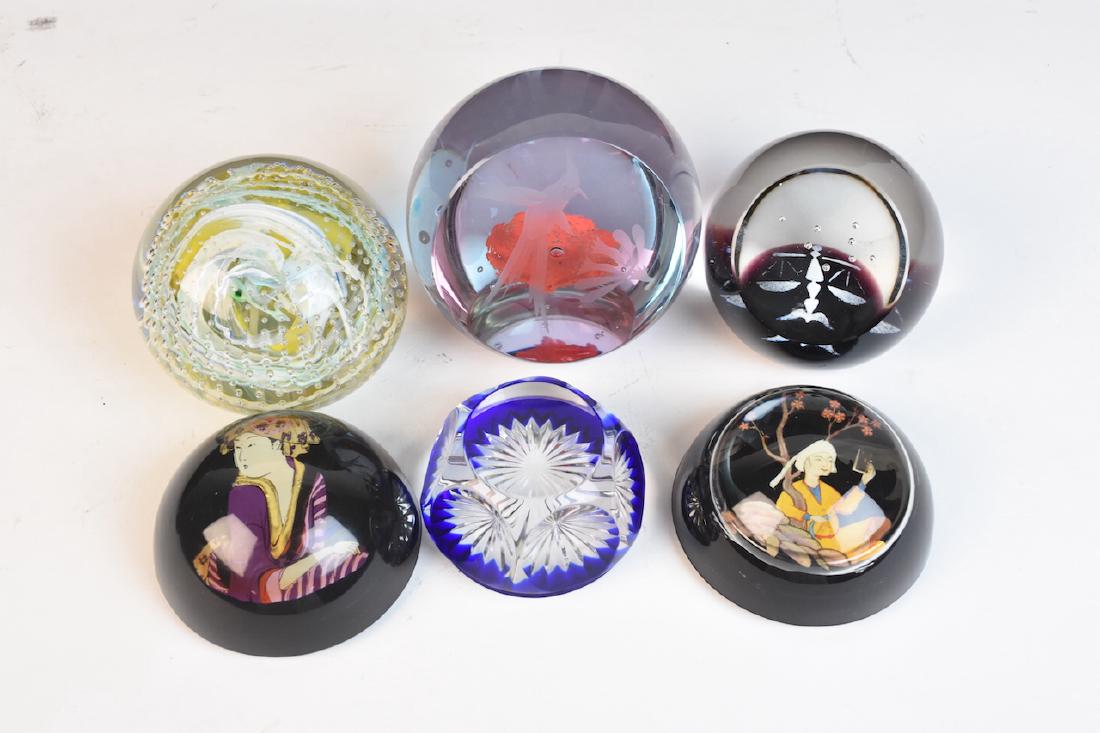 Assorted Paperweights; Baccarat, Caithness (1 of 10)