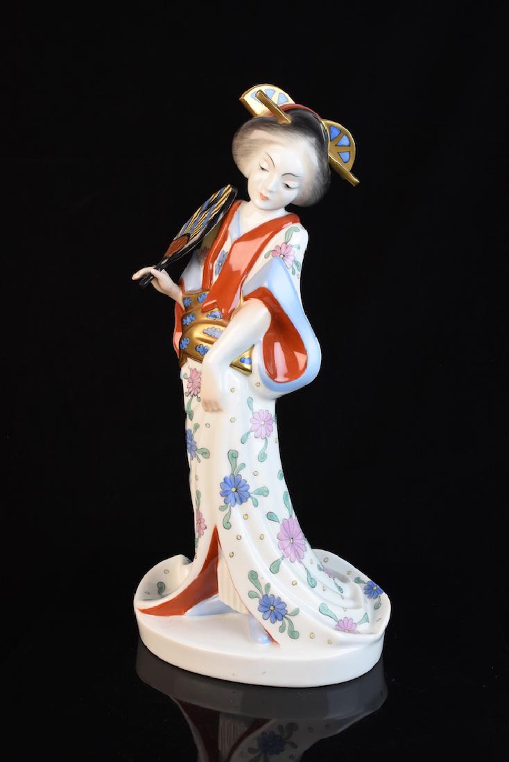 Herend Geisha Hand Painted Figurine, Hungarian (1 of 7)