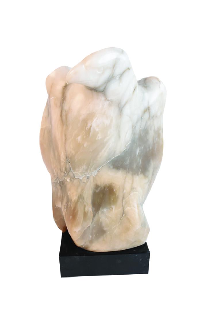 Ralph Hurst Signed Alabaster Eagle Statue (1 of 7)
