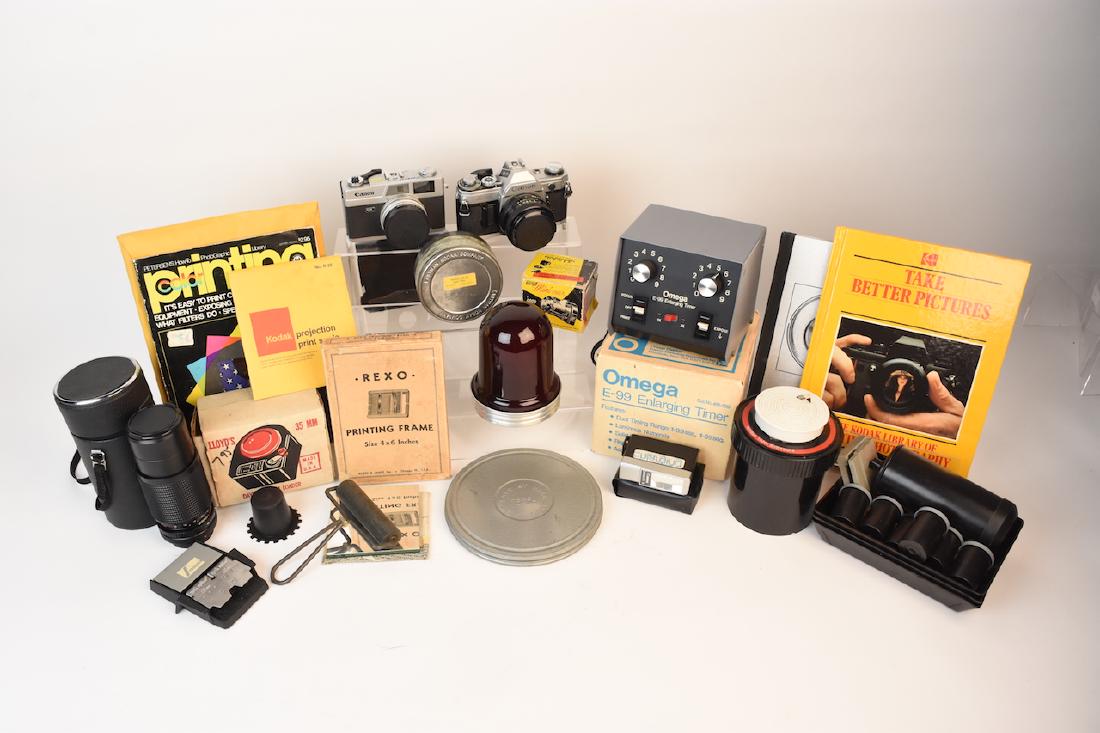 Canon Camera, Lens and Dark Room Equipment (1 of 10)
