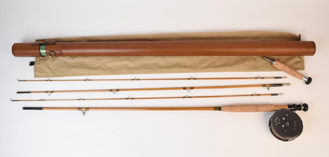 Aroner 9' fishing rod & Hardy Bros Reel (1 of 10)