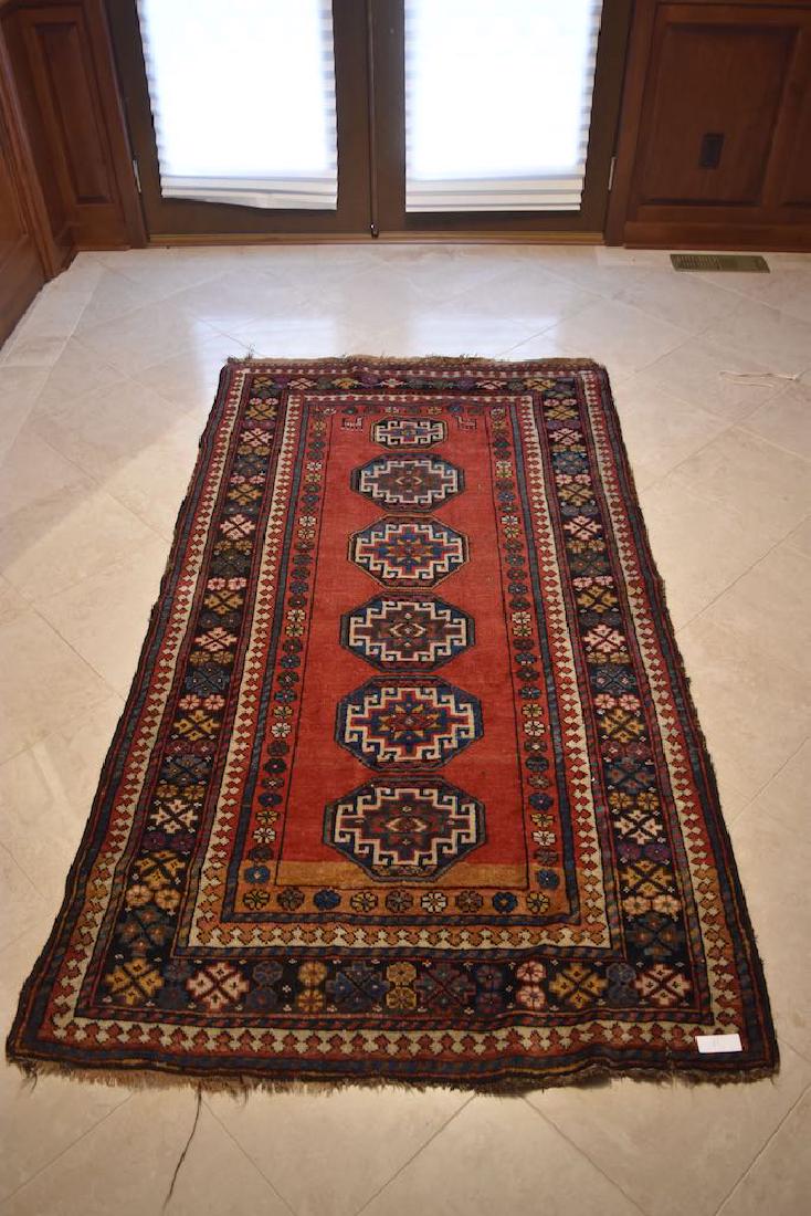 Turkish Hand Woven Runner, 6' x 3' (1 of 6)