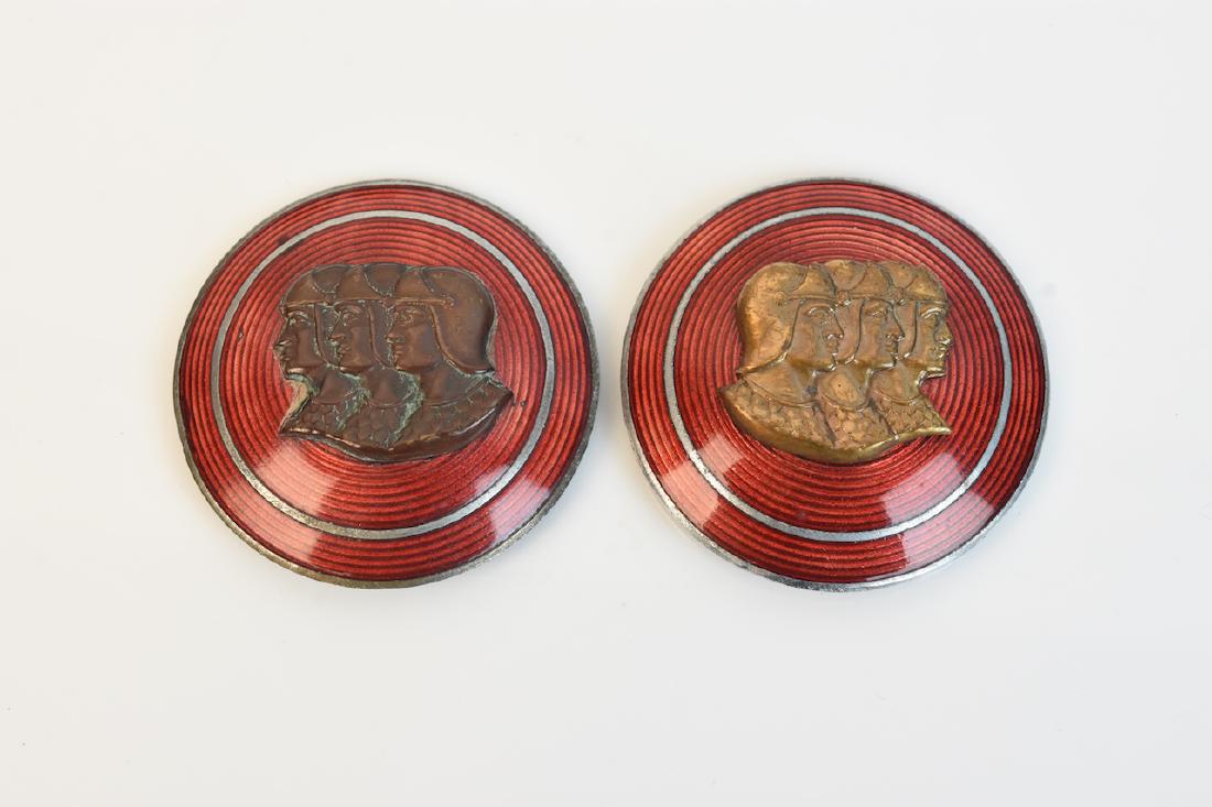 Pair of '36-'37 Graham Hood Ornament Emblems (1 of 2)