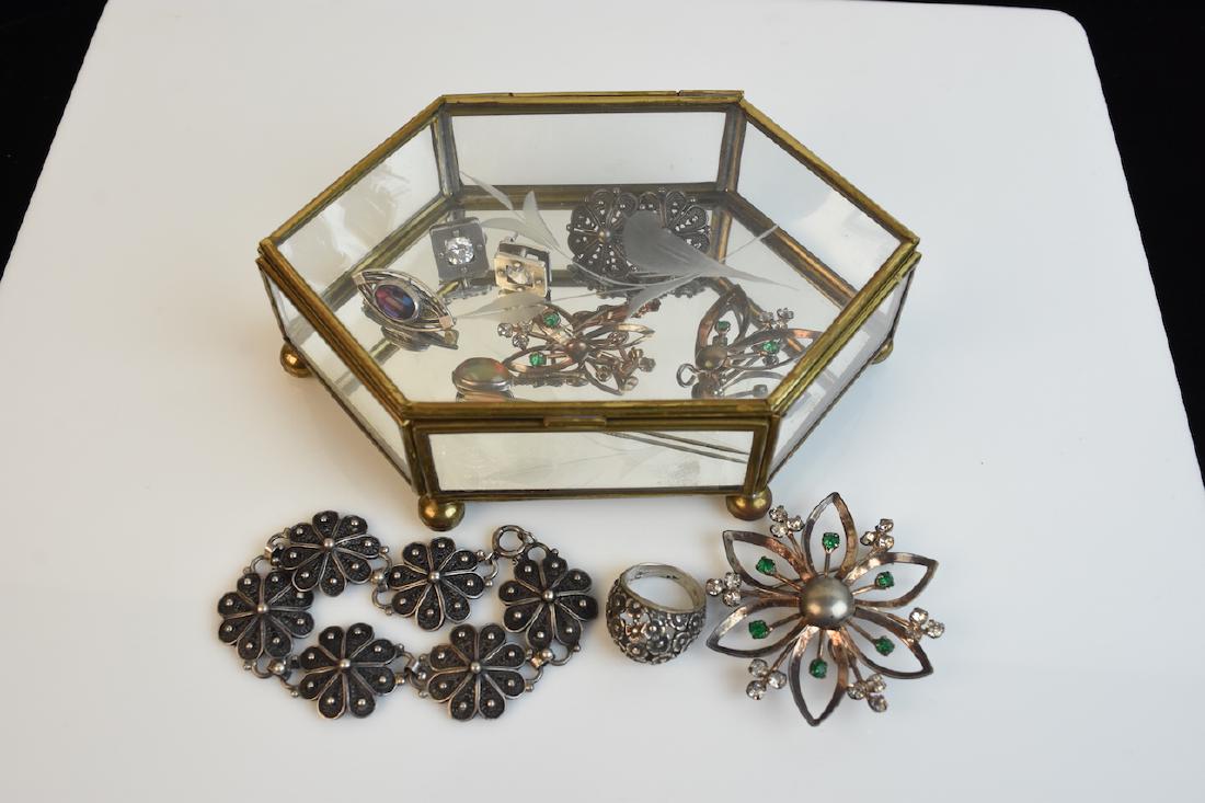 Sterling Silver Jewelry Assortment, 2.20 ozt. (1 of 9)