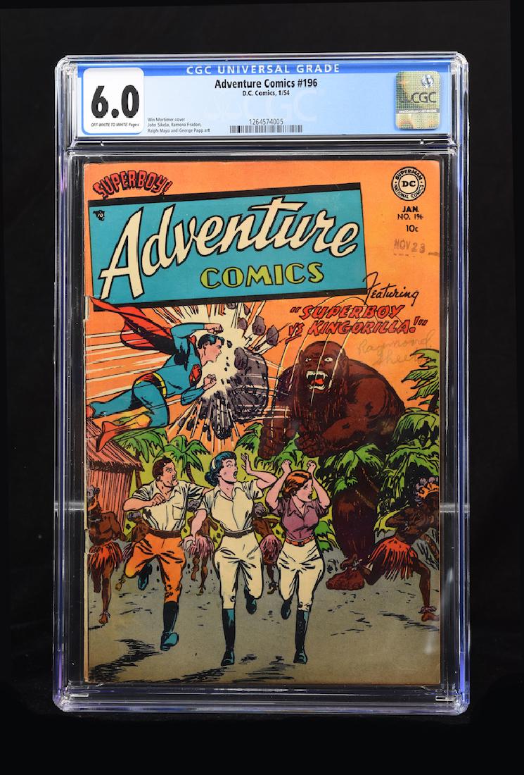 1954 Adventure Comics #196 CGC 6.0 (1 of 6)