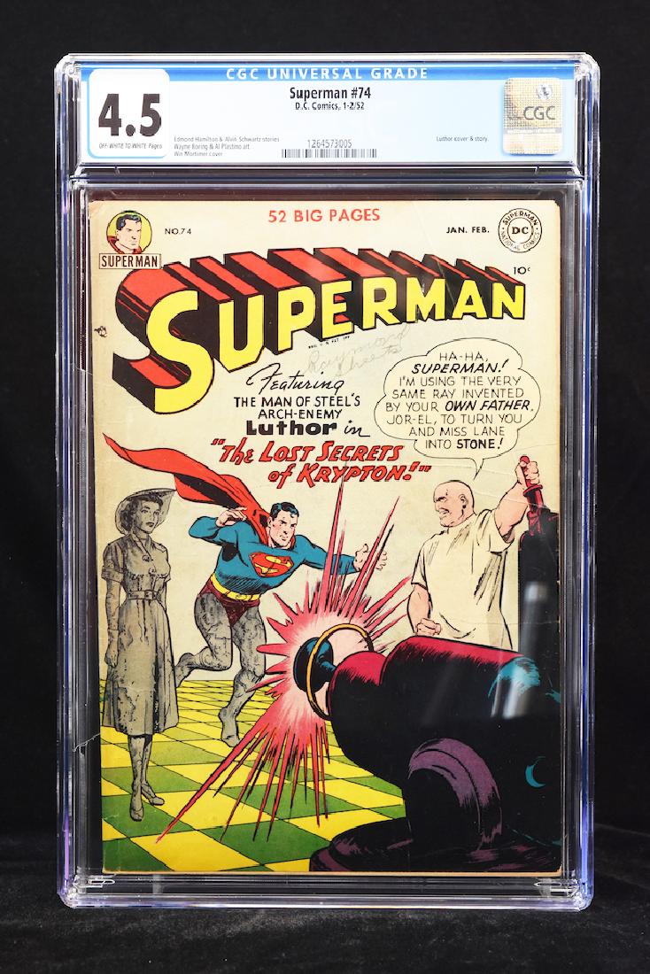 Superman #74 (DC Comics, 1952) CGC 4.5 (1 of 7)