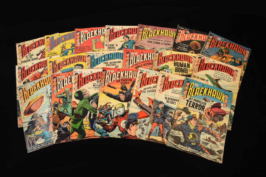 (20) Blackhawk Comic Books by Quality Comics (1 of 13)