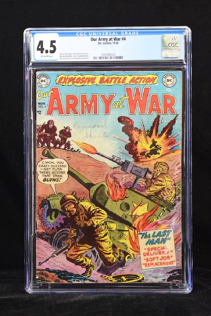 1952 Our Army at War #4 CGC 4.5 (1 of 6)