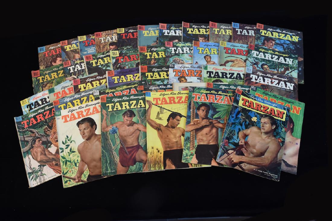 (39) Vintage Dell Tarzan Comic Books (1 of 6)