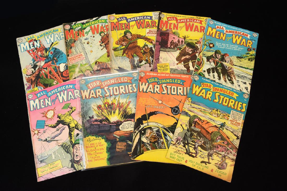 (9) DC Comics Silver Age Army Comic Books (1 of 6)