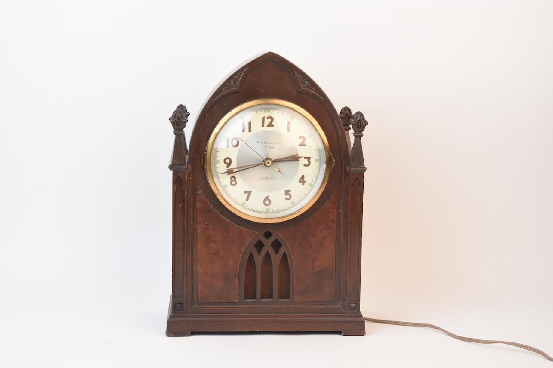 Steeple Mantel Clock by New Haven Clock Co. (1 of 10)