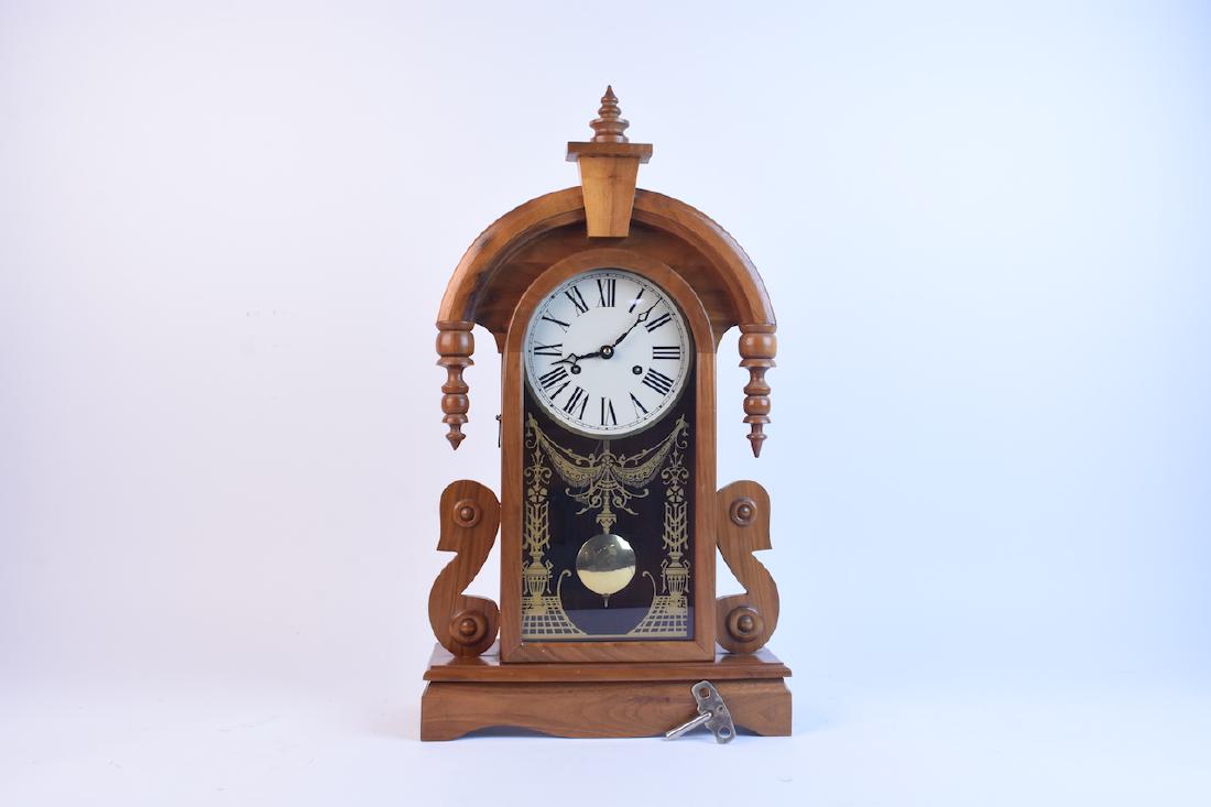 1920's Pendulum Mantel Clock - Hermle? (1 of 5)
