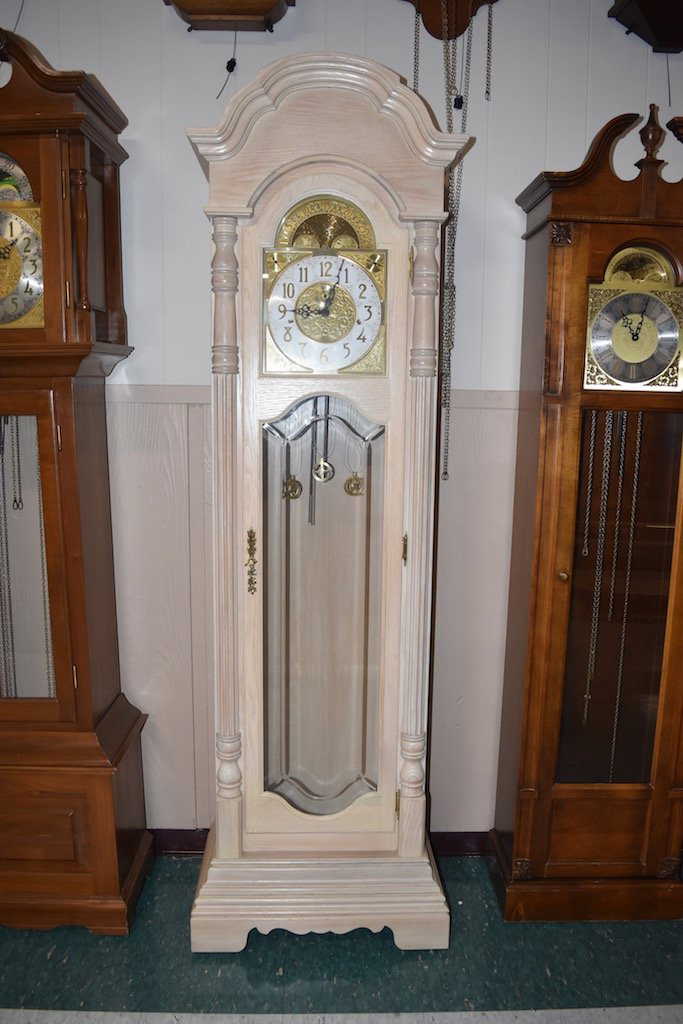 Oak Sligh Grandfather Clock