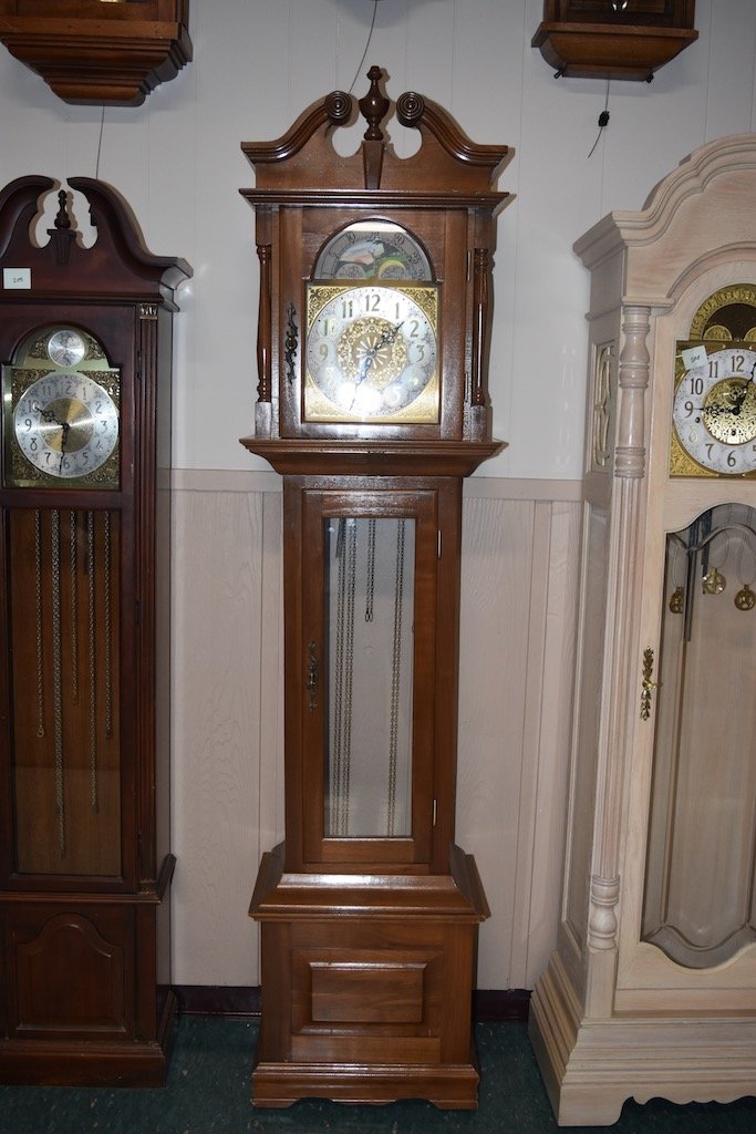 West Germany Colonial Grandfather Clock