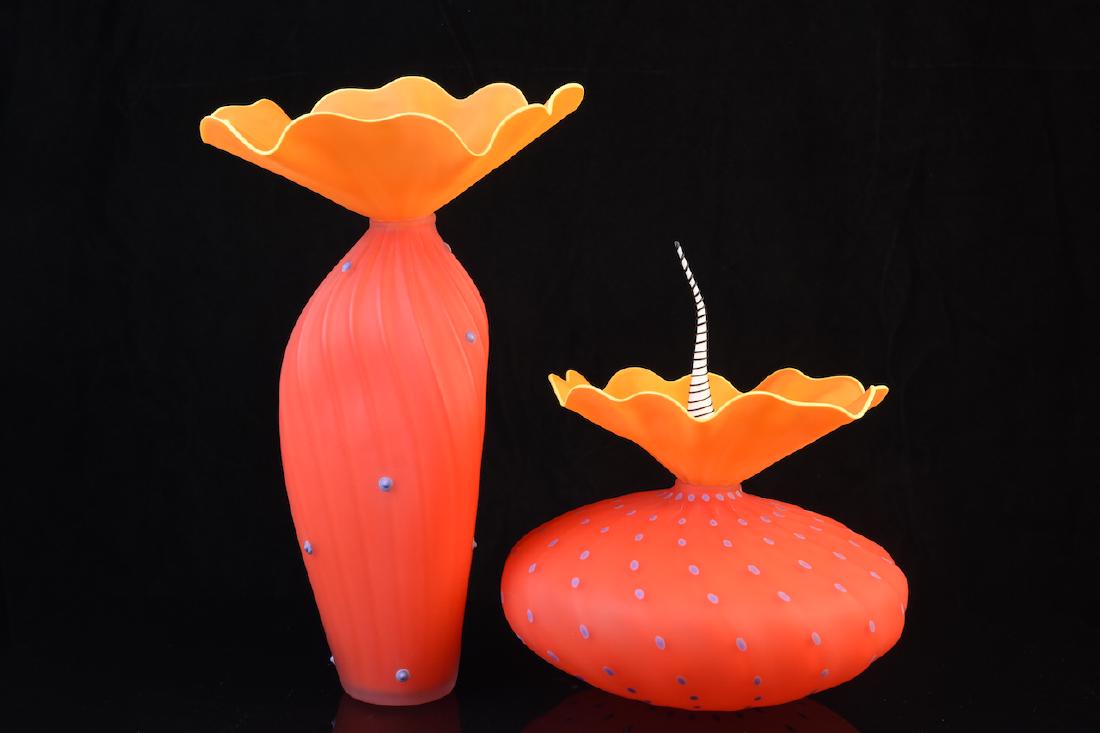 Kliszewski Bobtanical Handblown Vessels, signed (1 of 12)