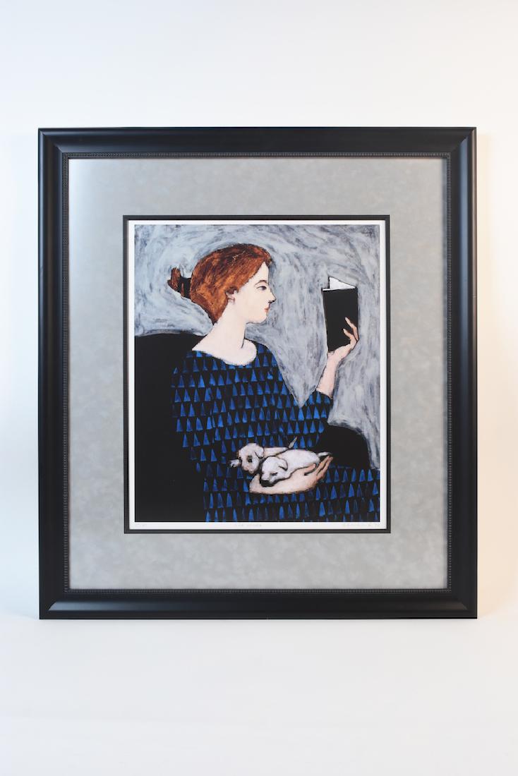 Brian Kershisnik Print "She Reads", SLR (1 of 9)