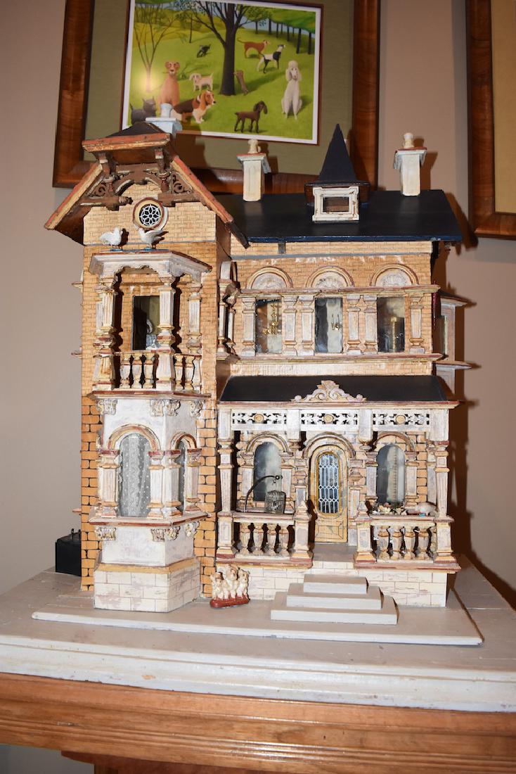 Fully Furnished Victorian Style Doll House