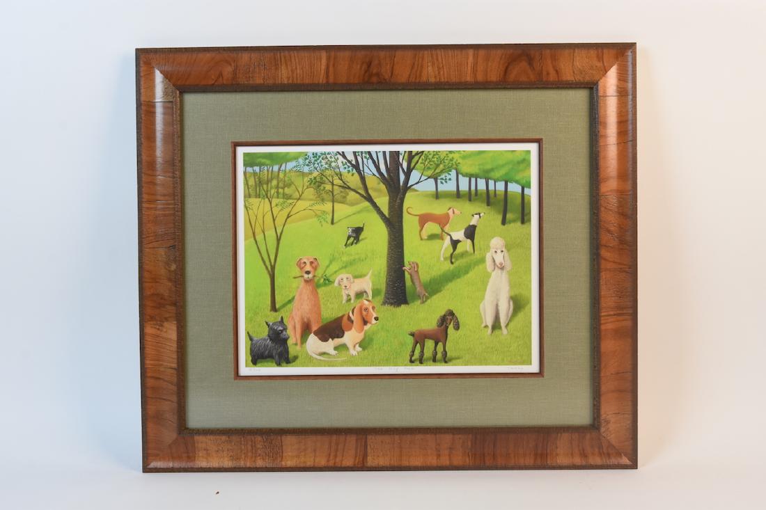 Giclee Print by Jane Troup "The Dog Park" (1 of 8)