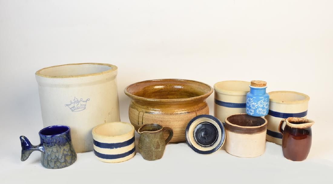 Assortment of Crocks & Glazed Stoneware (1 of 19)