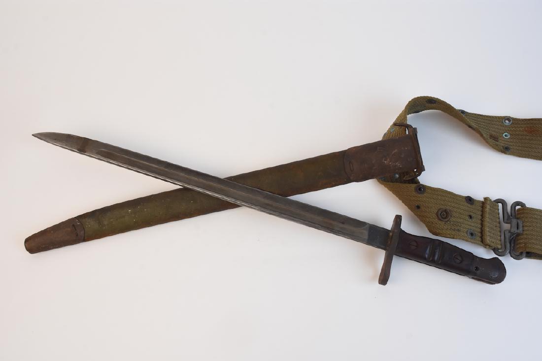 Remington 1917 WWI Military Bayonet w/Sheath (1 of 8)