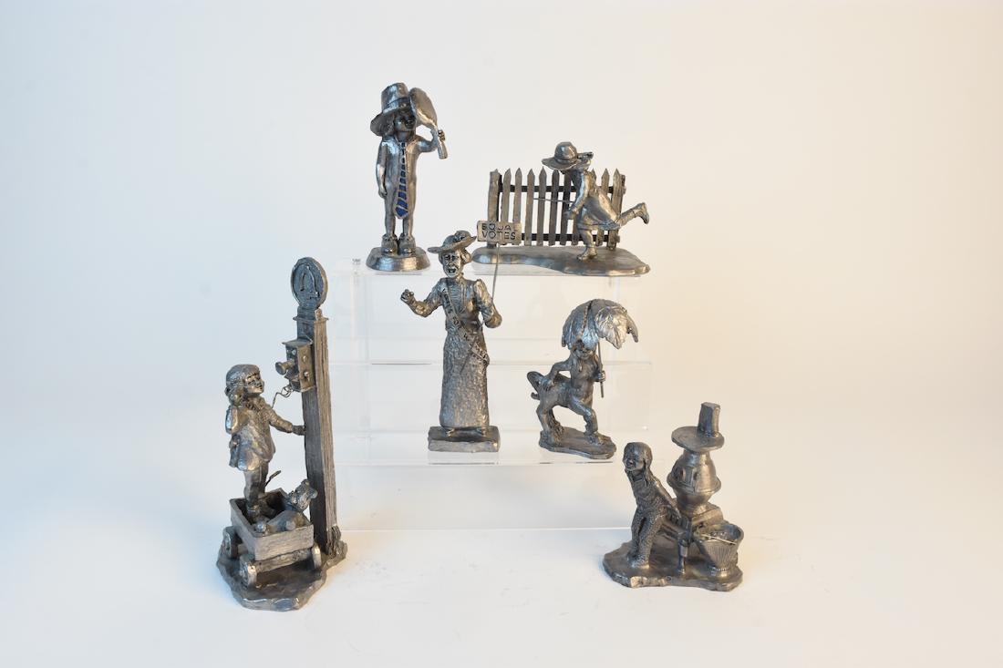 Pewter Sculptures by Michael Ricker with COC (1 of 13)