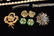 Costume Jewelry; Trifari, Coro, Monet, Napier + - 6