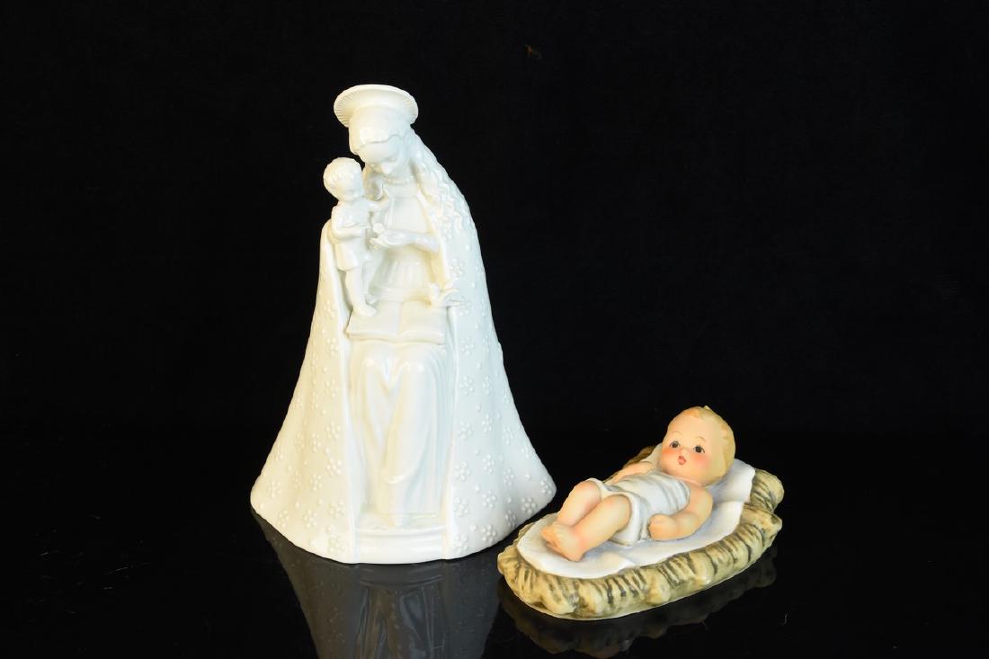 Flower Madonna & Baby Jesus Hummel's (1 of 12)