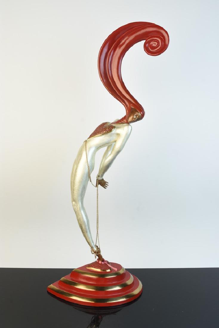 LE Bronze Sculpture by Erte; L'Amour with COA (1 of 15)