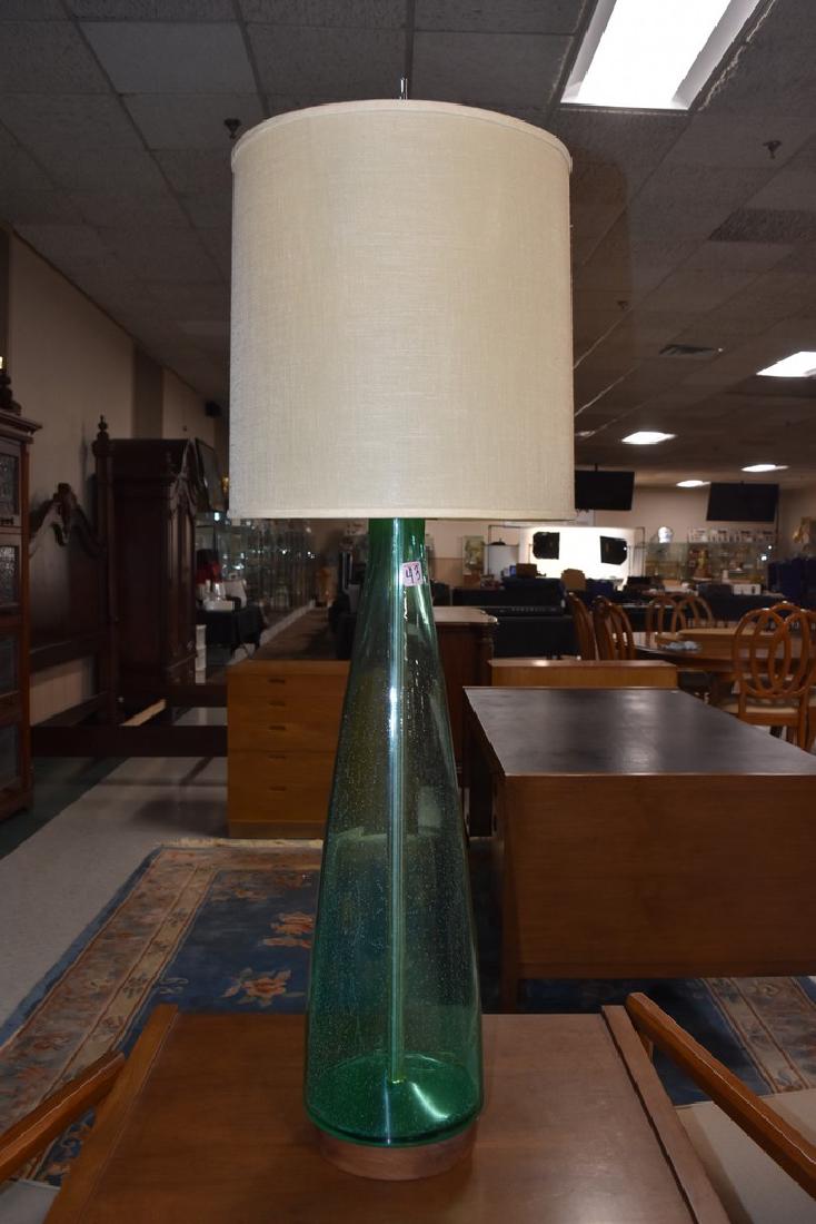 Mid Century Modern Glass Table Lamp (1 of 2)