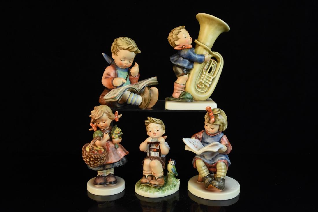 (5) TMK-6 Hummel Figurines, (1) Signed (1 of 16)