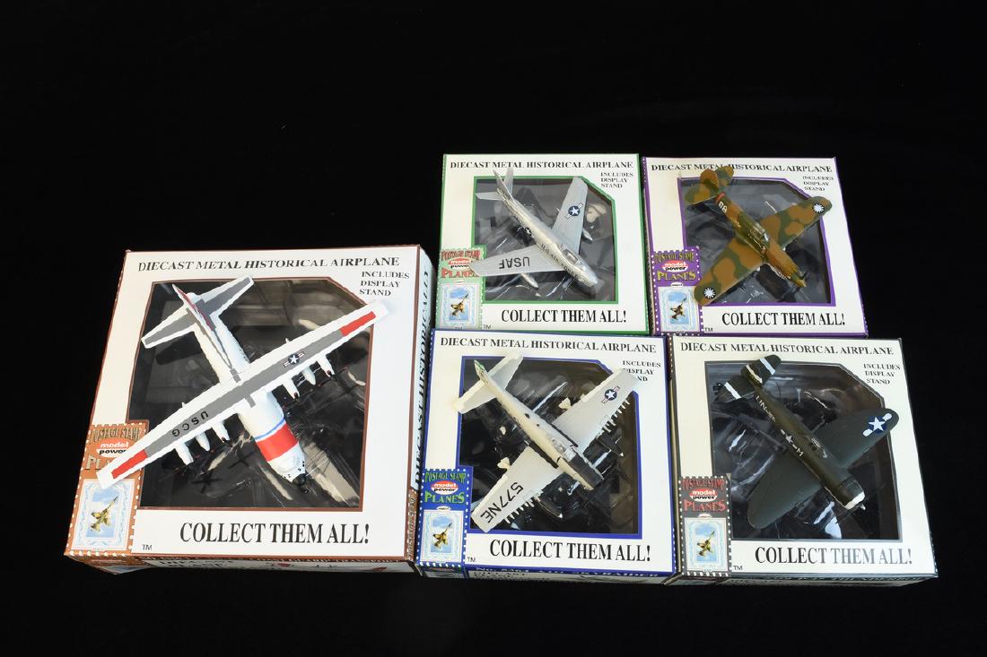 (5) Die Cast Postage Stamp Planes W/OB (1 of 7)