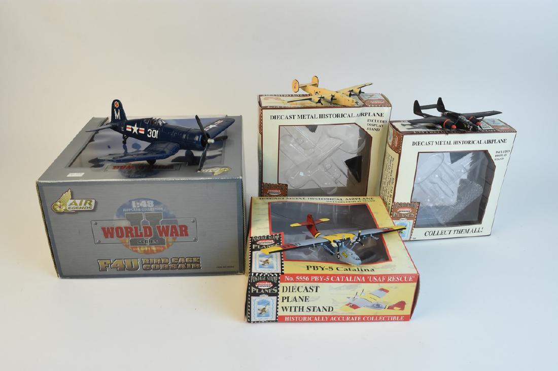 (4) Die Cast Airplanes W/ OB (1 of 7)