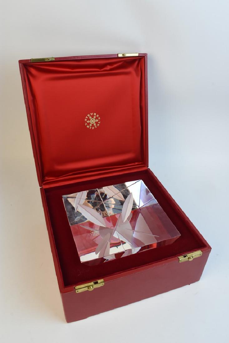Steuben Designer Cut Crystal; signed (1 of 9)