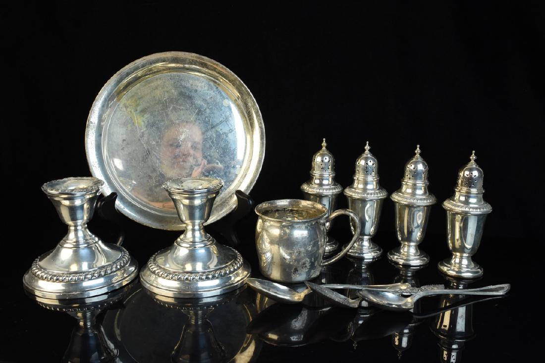 Sterling Silver Tableware's; 13 ozt + (1 of 8)