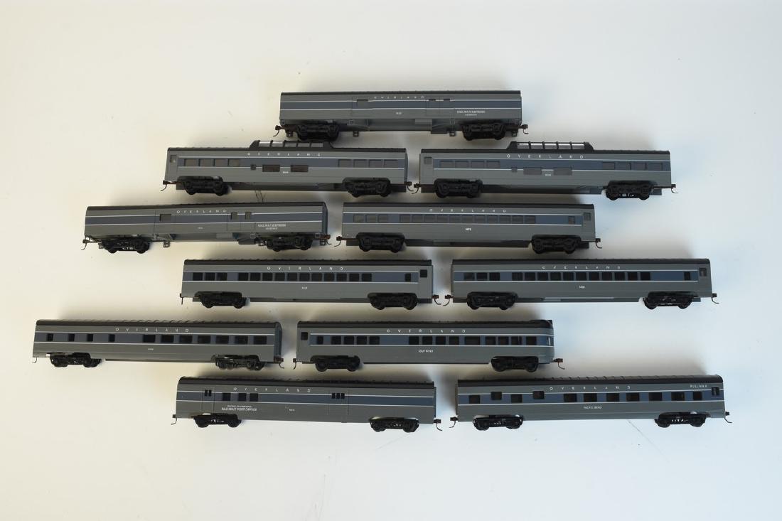 (11) pc HO Con-Cor Overland Model Train Set (1 of 11)