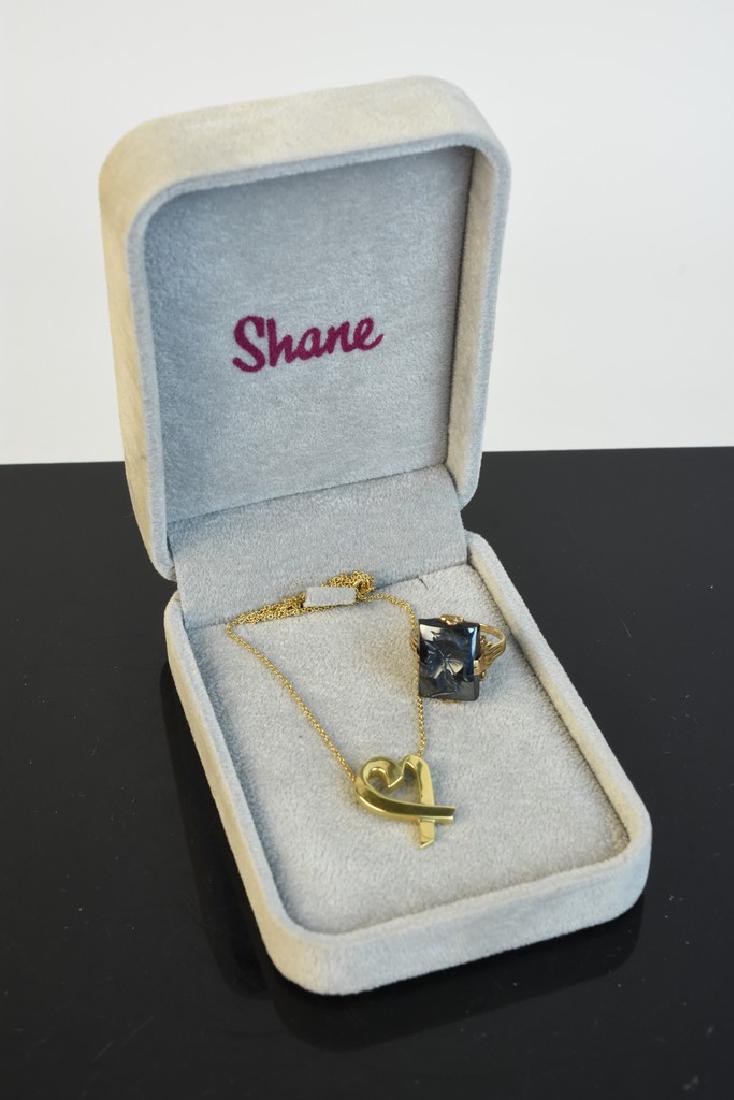 Yellow Gold Necklace and Knights Ring (1 of 4)