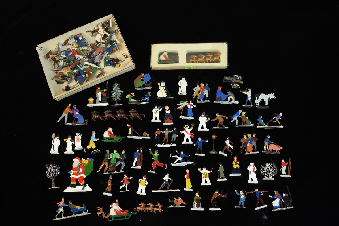 Flat Christmas Miniatures, Several Germany Lead (1 of 11)