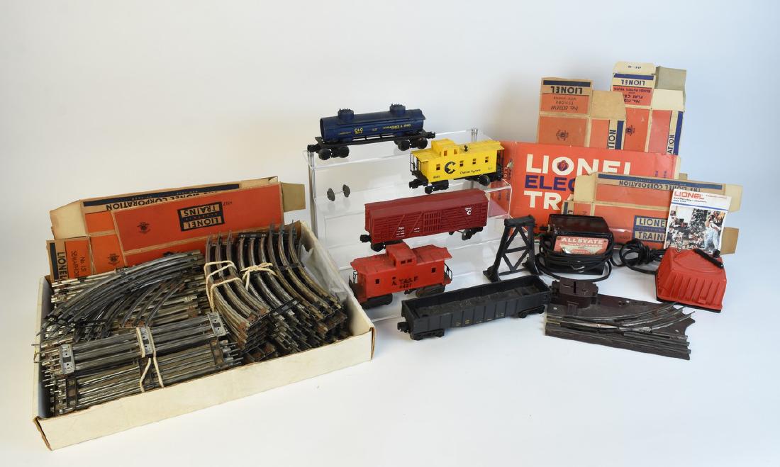 Lionel Train Cars, Empty Boxes & 70+ Track Sections (1 of 5)