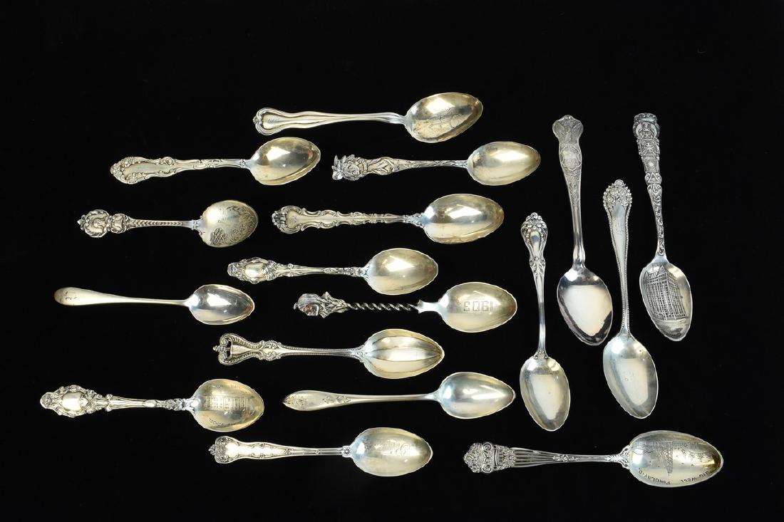 Assorted Sterling Silver Spoons 11.10 ozt. (1 of 7)